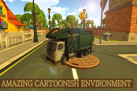 Garbage Truck 3D Simulator screenshot 2