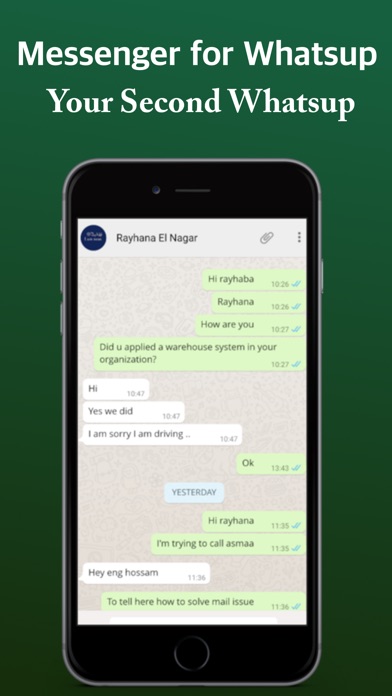 Messenger for watsapp... screenshot1