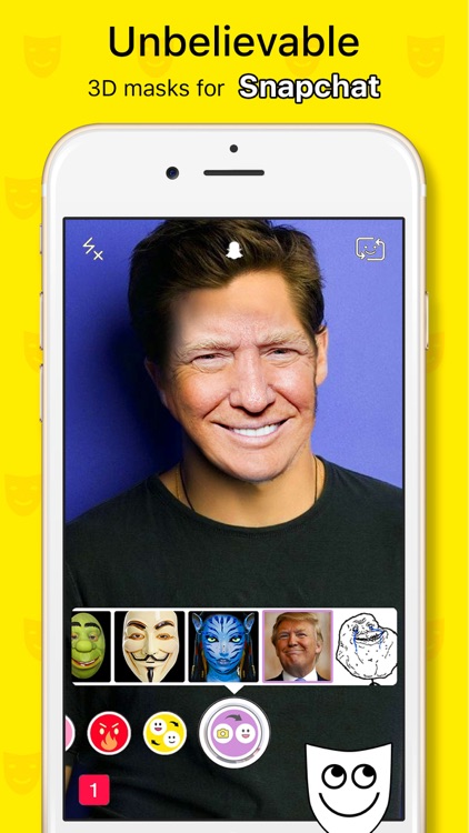 Masqify for Snapchat - HD Face Swap Masks, Switch Faces with Live Photo Effects