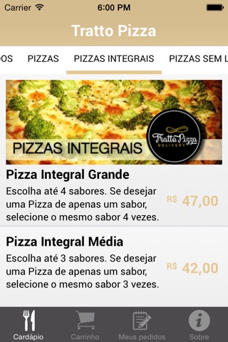 Tratto Pizza Delivery screenshot 2