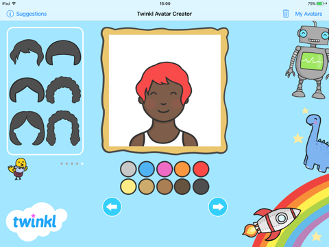 Twinkl Avatar Creator - náhled