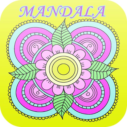 Mandalas and Florist Coloring Book For Adult : Best Colors Therapy Stress Relieving  Free iOS App