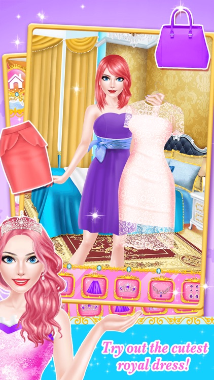 Princess Fashion - Royal Family Salon: SPA, Makeup & Makeover Game for Girls screenshot-3