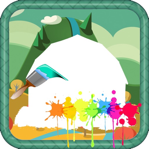 Color Book Barnyard Page Edition iOS App