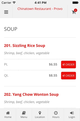 Chinatown Restaurant - Provo Online Ordering screenshot 3