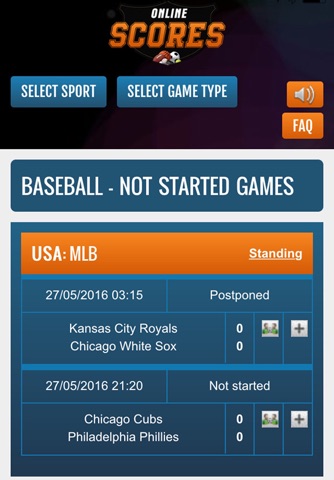 Livescore App by Online-Scores.com screenshot 2
