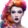 Cabello color cambio aplicación - Tratar varios colores y peinados con peluca