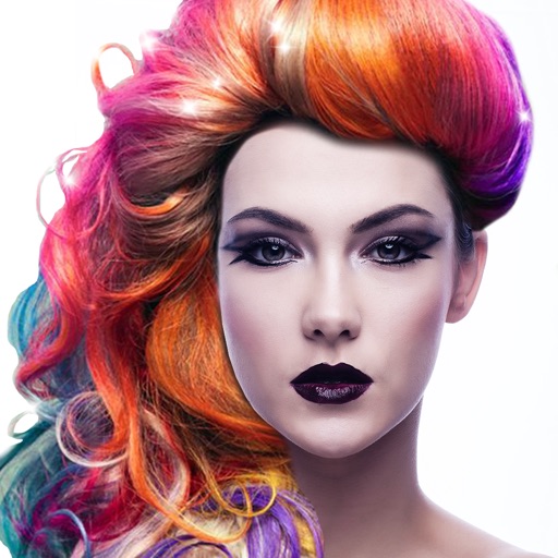 Волосы окраска изменение приложения - Попробовать различные форм и прически с парик