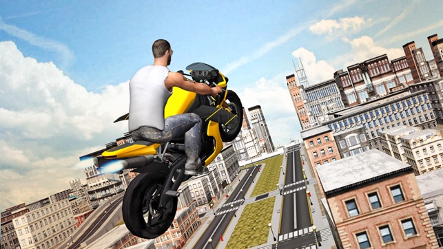 Flying Moto Traffic Racer 3d(圖3)-速報App