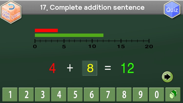 Second Grade Cube Math Lite