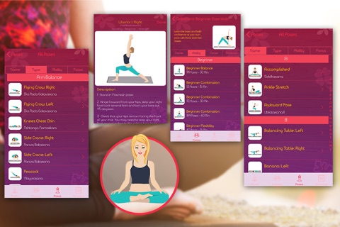 Yoga Asanas - Track Personal Yoga For Beginners screenshot 2