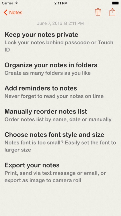 Lock Notes Pro - Protect your notes with password