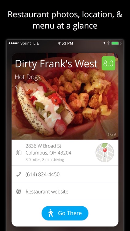 Just Eat Now - A Personalized Local Food Recommendation Engine