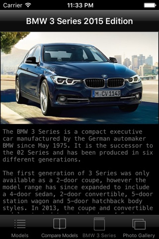 Specs for BMW 3 Series 2015 edition screenshot 4