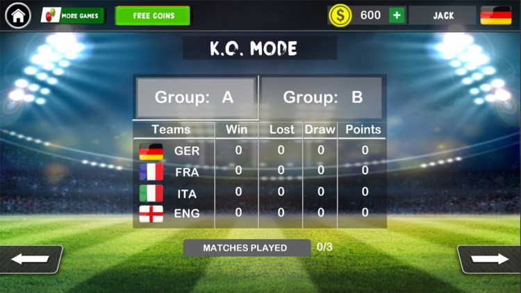 Real Soccer Game -  Play dream soccer league, win cup and become lords of soccer by BULKY SPORTS screenshot-4