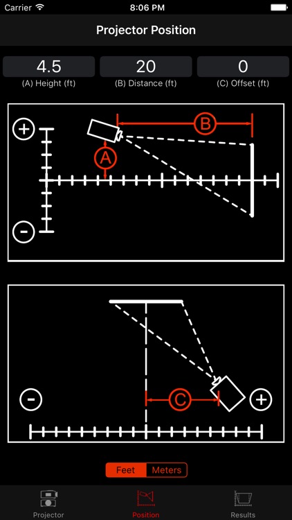 ProjectorCalc