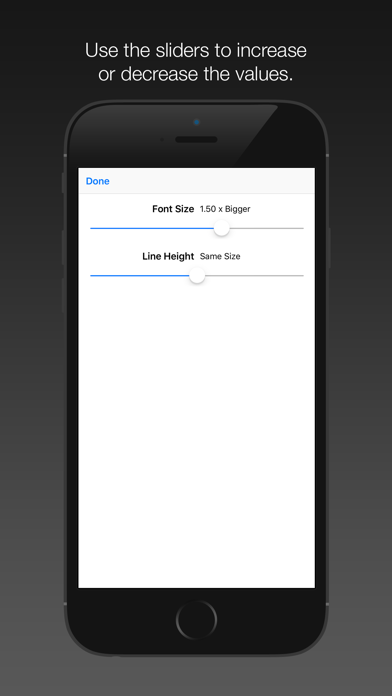 Font Size App Extension screenshot1