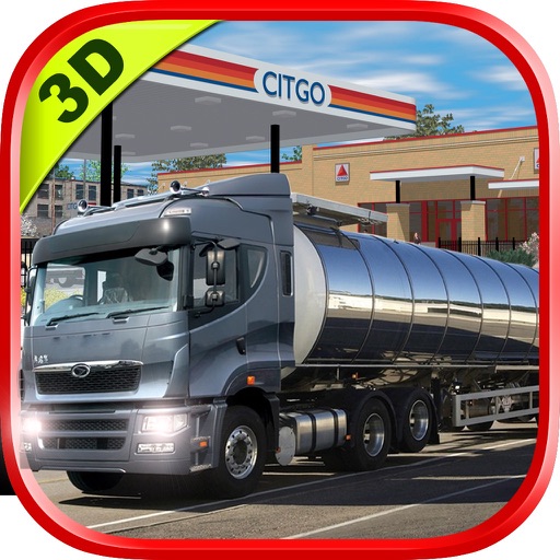 Oil Truck Transporter Simulator 3D Icon