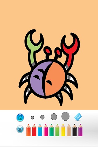 Sea Star Animals Coloring Book screenshot 2