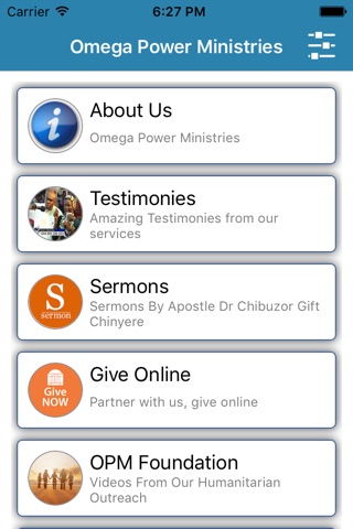 Omega Power Ministries screenshot 4