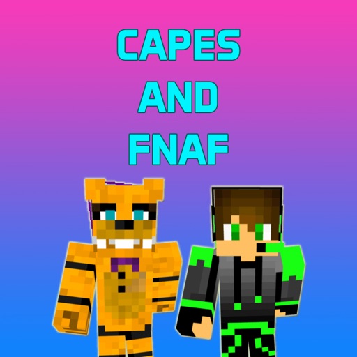 Capes & FNAF Skins Lite - Best Skins Collection for Minecraft PE & PC icon