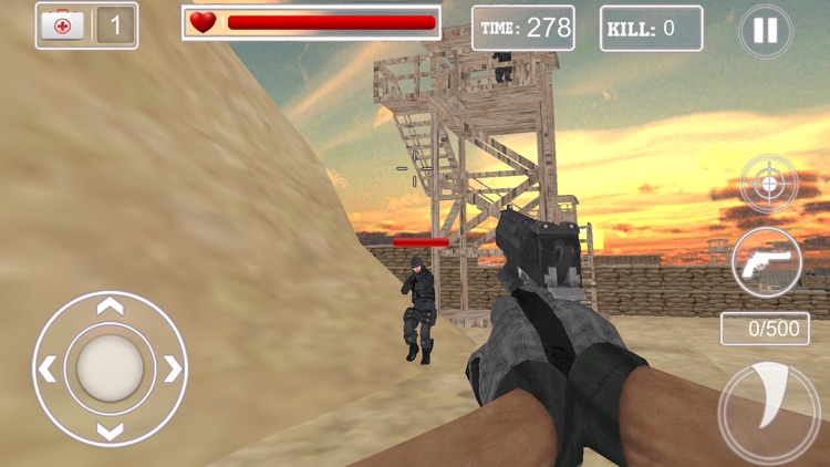 Terrorist Counter Shooter 3D Game screenshot-3