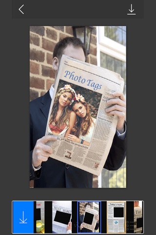 Newspaper Photo Frames - make eligant and awesome photo using new photo frames screenshot 4