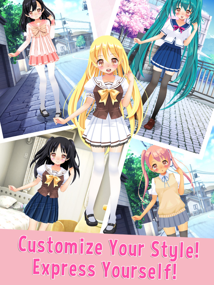 Cartoon Girl - Dress Up and Makeover Game for Kids