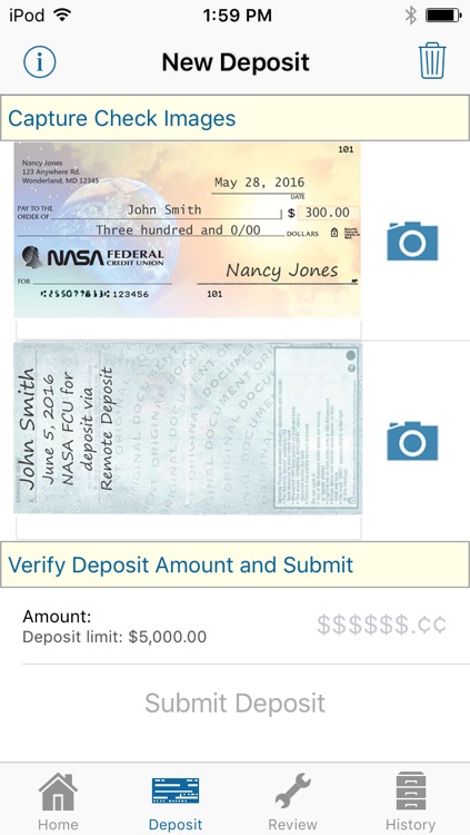 NASA FCU Mobile Remote Deposit screenshot-4