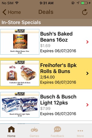 Byrne Dairy Deals App screenshot 2