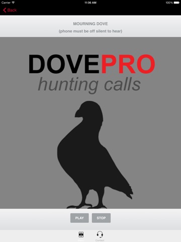REAL Dove Sounds and Dove Calls for Hunting -- (ad free) BLUETOOTH COMPATIBLE screenshot 2