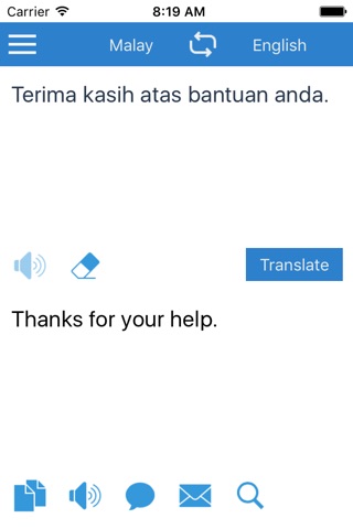 Malay Translator screenshot 2