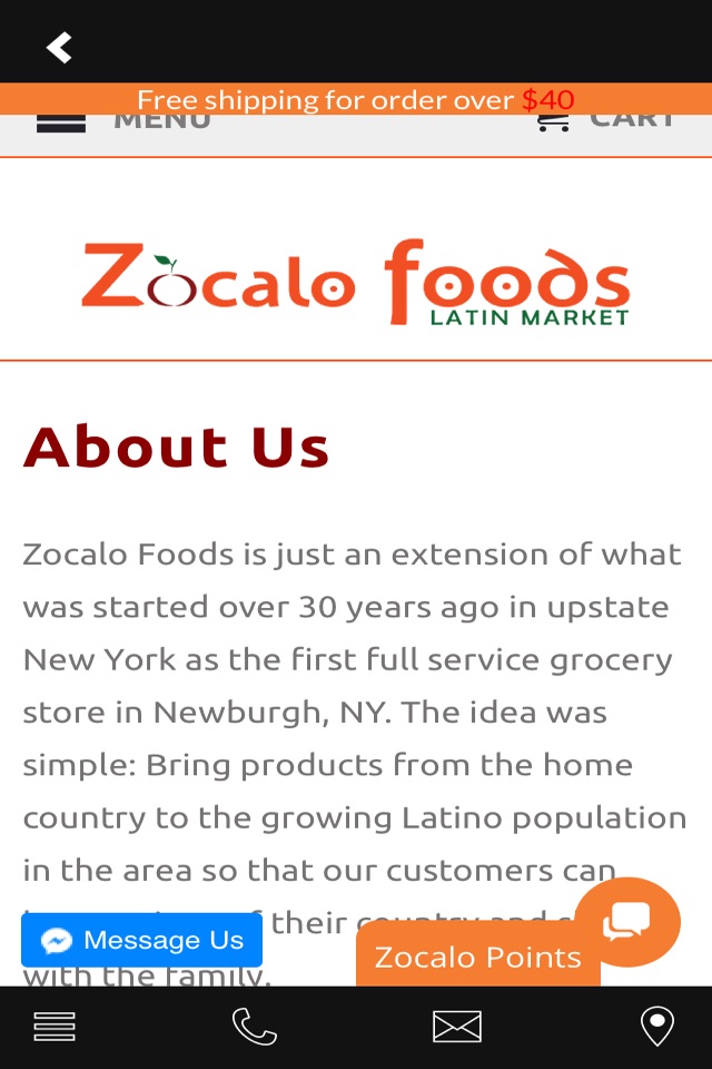 Zocalo Foods screenshot 2