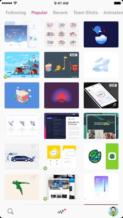 ZEEEN - Dribbble client - screenshot-0