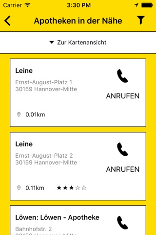 Notfall-App von Gelbe Seiten screenshot 3
