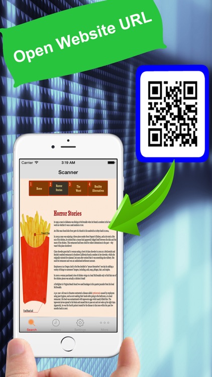 Fast QR Code Scanner & Reader - Scan Barcode, QRcode, ID and tags with price check