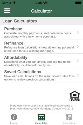 Evergreen Home Loan screenshot 2