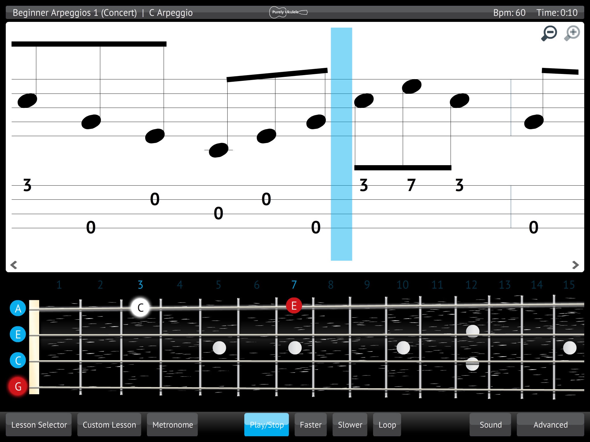 Learn & Practice Ukulele Music Lessons Exercises screenshot 4