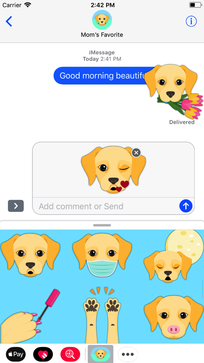 Yellow Labrador Emoji