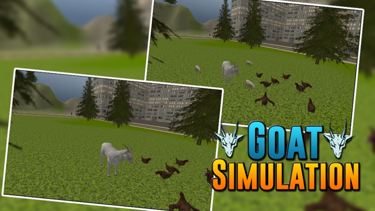 Angry Goat City Simulator 3D screenshot-3