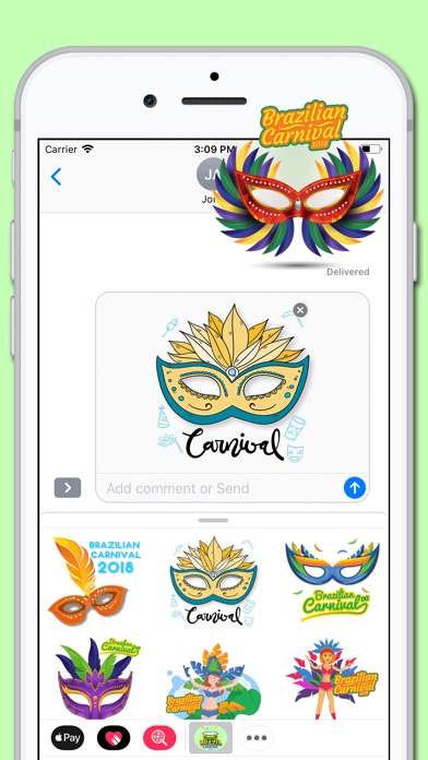 Brazil Carnival 2018 Sticker screenshot 3