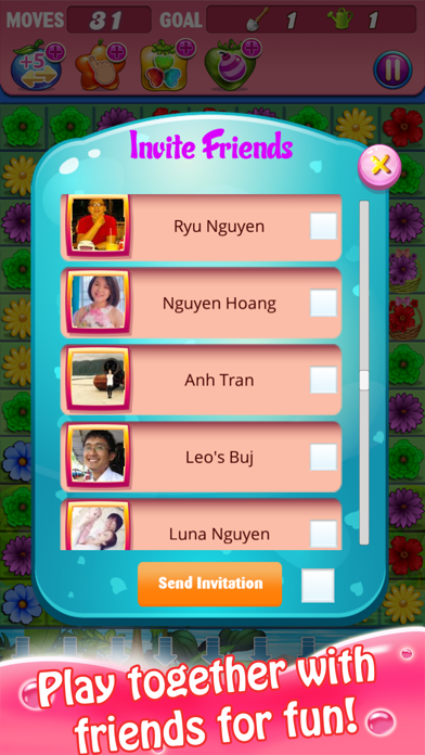 How to cancel & delete Blossom Swap - Free Flower Link Paradise Games from iphone & ipad 4