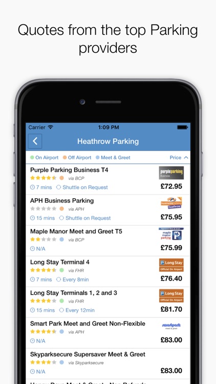 Airport Parking Shop - Compare Prices & Book