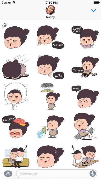 Grumpy Grandma – Stickers for iMessage