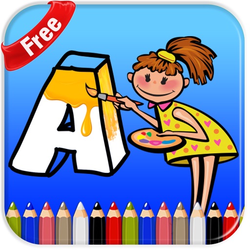 ABC Coloring Pages for Kids iOS App