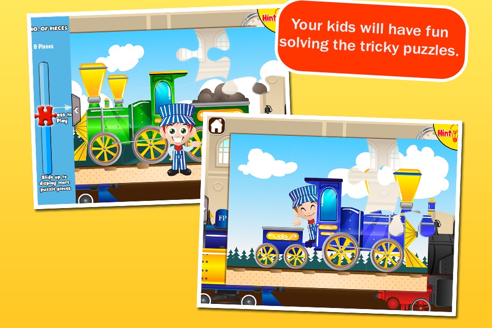 Locomotives: Train Puzzles for Kids screenshot 2
