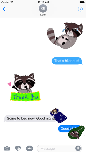 Raccoon Life Animated Stickers(圖2)-速報App