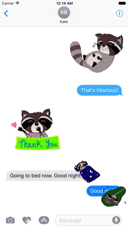 Raccoon Life Animated Stickers