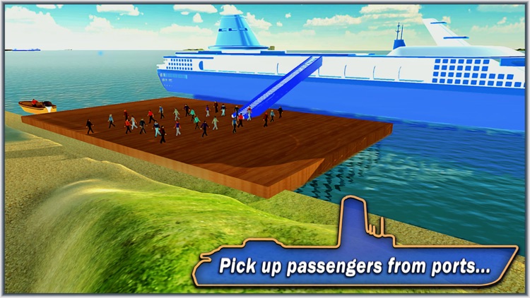 Passenger Transporter Ship - Sail Boat & cruise screenshot-3