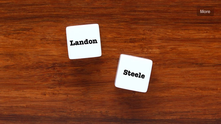 Name Dice - random names for writers